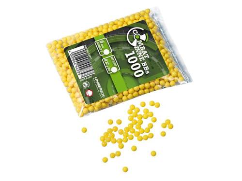 Umarex - Airsoft BB Combat Zone - 0,12 g - 1000 pcs - Yellow - 2.5717 - 0.12 g BBs