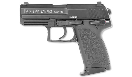 Umarex / KWA - Heckler & Koch USP Compact Pistol Replica - GBB - 2.5682 - Green Gas Airsoft Pistols