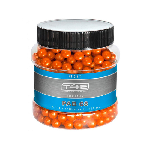 Umarex - Paintballs T4E Sport PAB .68 cal. - 500 pcs. - Orange - 2.4472 - Defense Training Markers