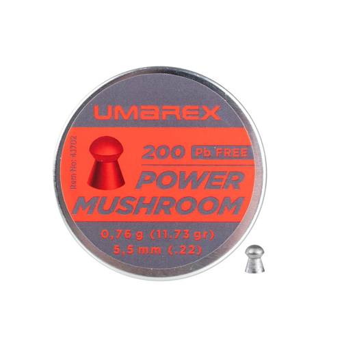 Umarex - Power Mushroom Pellets - 5.5 mm - 200 pcs - 4.1702 - Diabolo