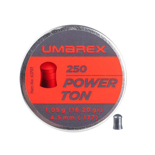 Umarex - Power Ton airgun pellets - 4.5 mm - 250 pcs - 4.1707 - Diabolo