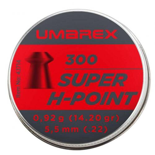 Umarex - Super H-Point Air Rifle Pellets - 4.5 mm - 300 pcs - 4.1714 - Diabolo