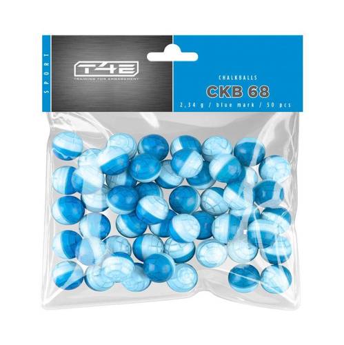 Umarex - T4E Sport CKB Powder Bullets - cal. .68 - 50 pcs - Blue - 2.4588 - Defense Training Markers