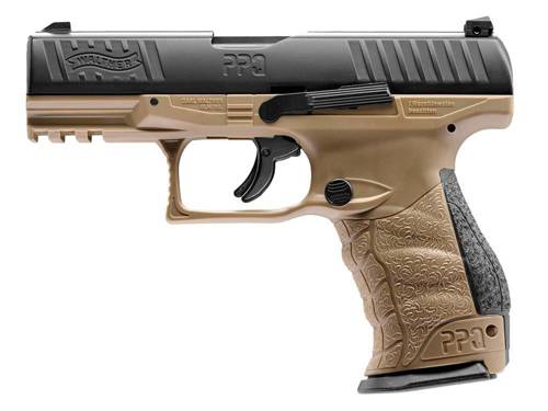 Umarex - Walther PPQ M2 T4E RAM Defense Training Pistol cal .43 - FDE - 2.4762 - Defense Training Markers