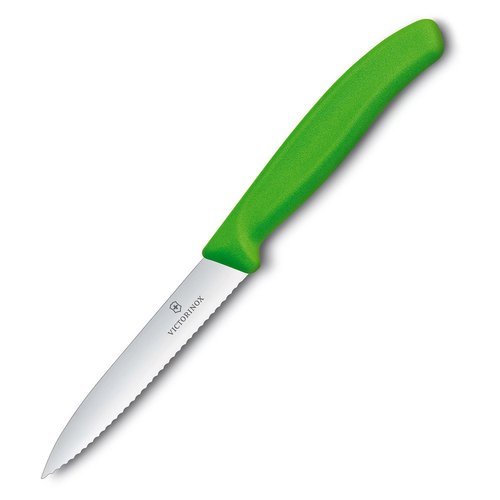 Victorinox - Kitchen Knife Swiss Classic - Serrated - Green - 6.7736.L4 - Tourist Cutlery