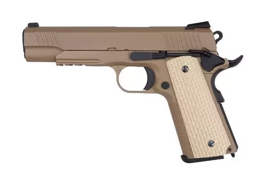 WE - Gas Pistol Replica WE-055GT - Flat Dark Earth - WET-02-002797 - Green Gas Airsoft Pistols