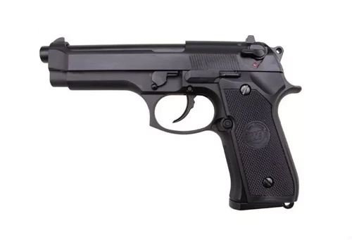 WE - M92 CO2 Pistol Replica - Black - WET-02-001479 - CO2 Airsoft Pistols