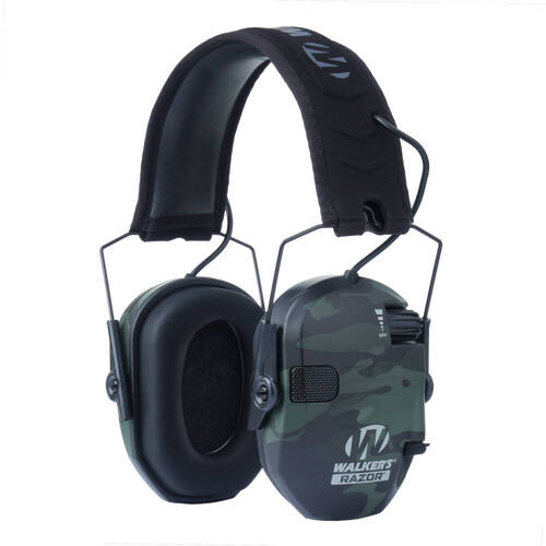 Walker's - Active Hearing Protectors Razor Slim - MultiCam Grey - GWP-RSEM-MCCG - Active Headphones