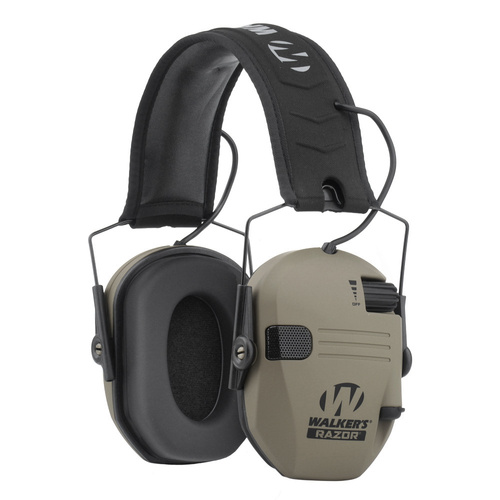 Walker's - Razor Slim Electronic Muff - Flat Dark Earth - GWP-RSEM-FDE - Active Headphones