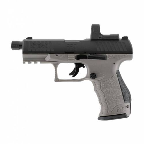 Walther - CO2 PPQ M2 Q4 TAC Combo Airgun 4.6" Set with Umarex RDS 8 Red Dot - 4.5 mm - 5.8420-1 - Airgun Pistols