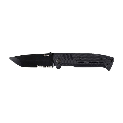 Walther - PDP Tanto Folding Knife - D2 - Black - 5.0882 - Survival Knives