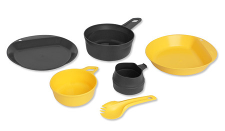 Wildo - Explorer Kit - Lemon / Dark Grey - 67233 - Touristic Utensils Sets