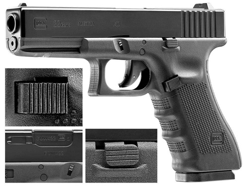 Umarex - Glock 22 Gen4 Pistol Replica - CO2 - 2.6427