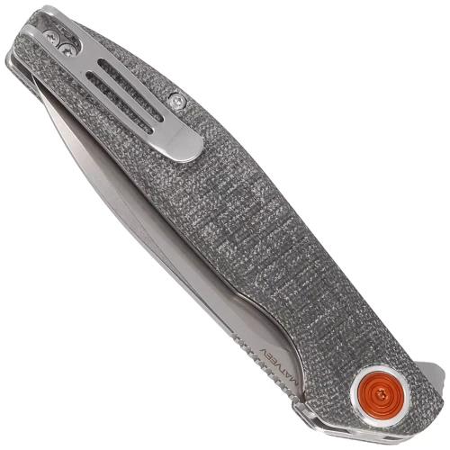 Fox - Folding Knife Artia Green G10 Stone Washed - D2 - Green - BF-765 OD