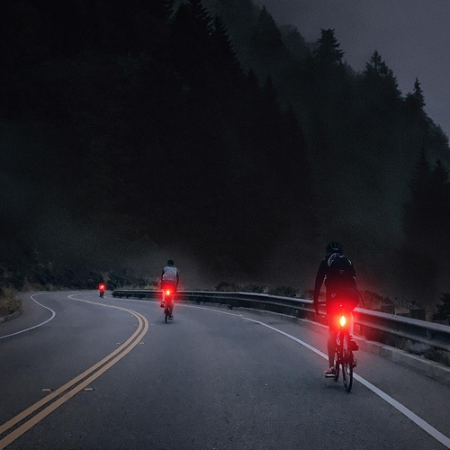 Fenix - Rechargeable Bicycle Flashlight LED USB-C - Red - 400 mAh - BC05R V2.0 