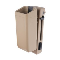 ESP - Plastic Holder for Double Stack 9mm Magazine - UBC-02 Mount - Khaki - MH-14