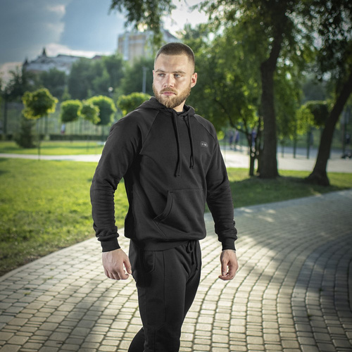 M-Tac - Hoodie Cotton Raglan - Black - 20483002