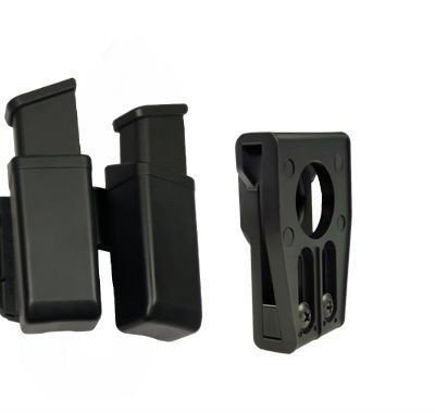 ESP - Double Magazine Pouch for 9 mm / .40 with UBC-03 belt attachment - MH-MH-34 BK