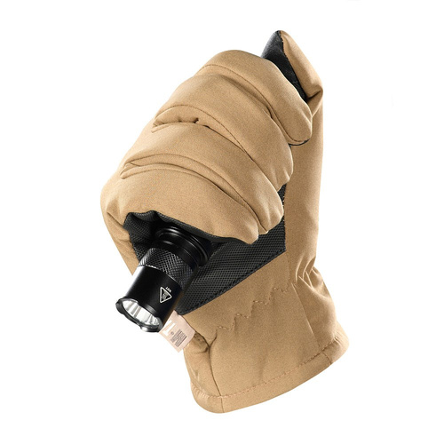 M-Tac - Soft Shell Thinsulate Tactical Gloves - Black / Coyote Brown - 90308017