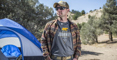 Helikon - T-Shirt Journey to Perfection - Cotton - Shadow Grey - TS-JTP-CO-35