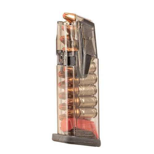 ETS - Omega Series Magazine For Glock 19/26/49 - 9x19 mm - 15 cartridges - Clear - OMG-GLK-19