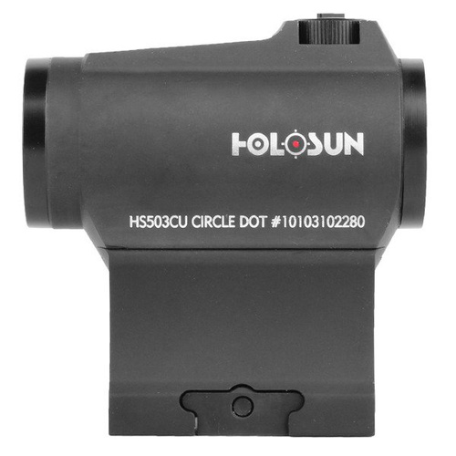 Holosun - Red Dot Sight HS503CU - Multi Reticle - Solar Panel - Black - HS503CU