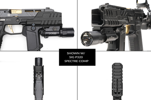 Strike Industries - Blast Shield Hyper for SMC Alfa/Bravo Pistols - Black - SI-SMC-BS-S