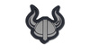 101 Inc. - 3D Patch - Viking Helmet - Grey