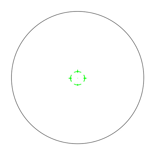 Vector Optics - Prism Sight Paragon 1x18 X-Mini - Black - SCPS-M10