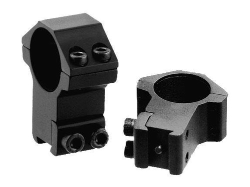 Leapers - Two Piece Mount AccuShot 1"/11 - 25.4mm - High - Black - RGPM-25H4