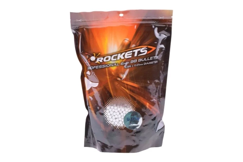 Rockets - ASG Professional Bullets - 0.25 g - 4000 pcs. - White - ROC-16-001305