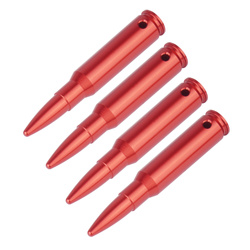 GunPany - Gun Snap Caps - .308 Win & .30-30 Win - Aluminum - 4 pieces - Red - SCSC-11