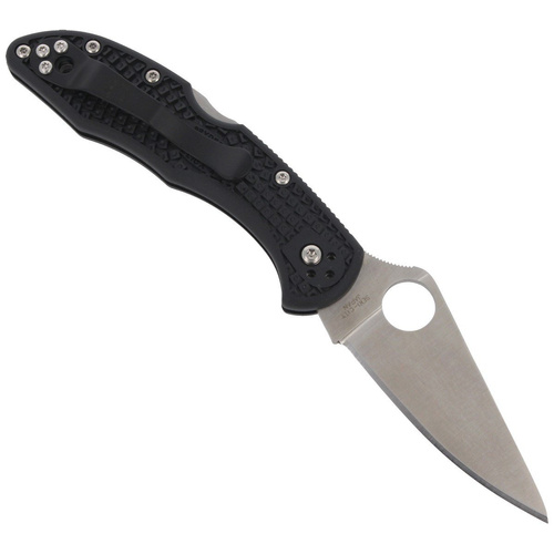 Spyderco - Delica® 4 FRN Flat Ground Black Knife - C11FPBK