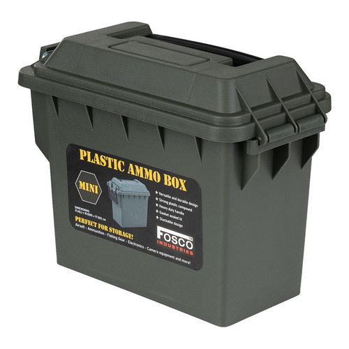 Fosco Industries - Ammo Box Mini - 2.3 L - Polymer - Green - 465201