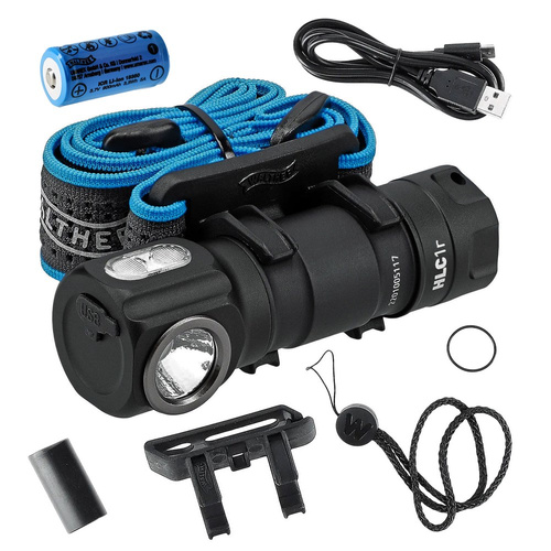 Walther - Flashlight LED HLC1r - 500 lm - Black - 3.7137