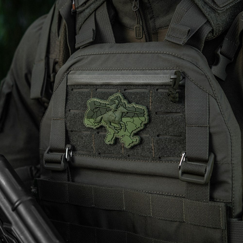 M-Tac - Cossack Ukraine Patch - PVC 3D - Horse Charge - Olive - 51349001