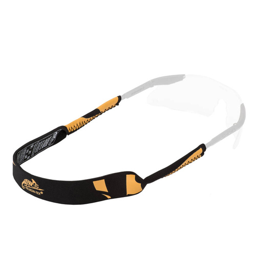Helikon - Neoprene Glasses Strap - Black / Orange - AC-NER-NE-0124B
