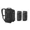 WISPORT - Sparrow 30 II backpack with two side pockets - 30 + 10 l - Black