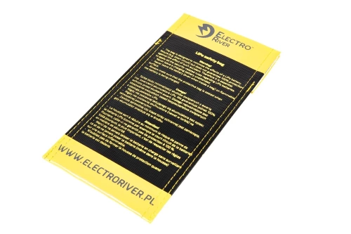 Electro River - Li-Po Bag-S Battery Protection Bag - Black / Yellow - ELR-06-024599