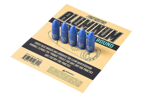 Strike Industries - Aluminum Dummy Round - 9x19mm Para - SI-DR-AL-9MM-BLU