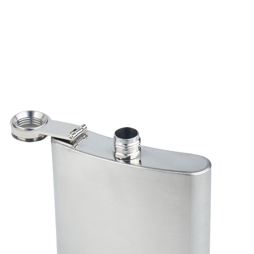 MFH - Stainless Steel Flask - 225 ml - Chrome - 33273A