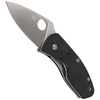 Spyderco - Ambitious G-10 Black Plain Folding Knife - C148GP