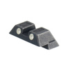 Glock - 6879 Steel Tritium Rear Sights for Glock 17 / 19 Pistol - Height 6.5 mm - Y0934