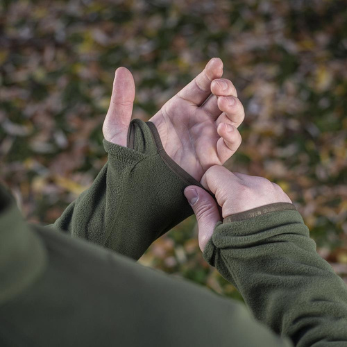 M-Tac - Military Fleece Delta Polartec Cardigan Raglan - Army Olive - 70022062