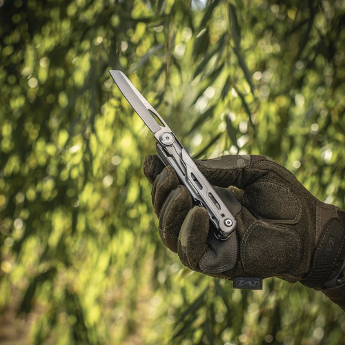 M-Tас - Type 3 Folding Knife - 5 Tools - Silver - 60017102