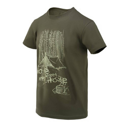 Helikon - T-Shirt Home Sweet Home - Cotton - Taiga Green - TS-HSH-CO-09