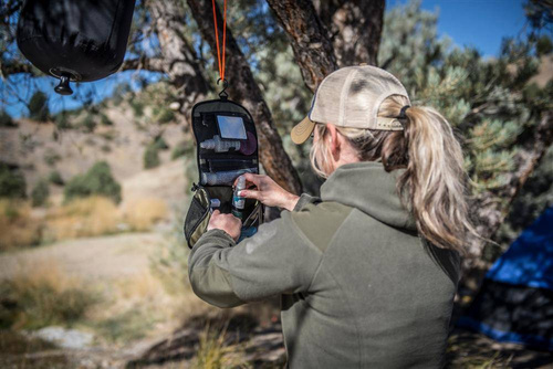 Helikon - Travel Toiletry Bag - Black / Olive Green - MO-TTB-NL-0201A