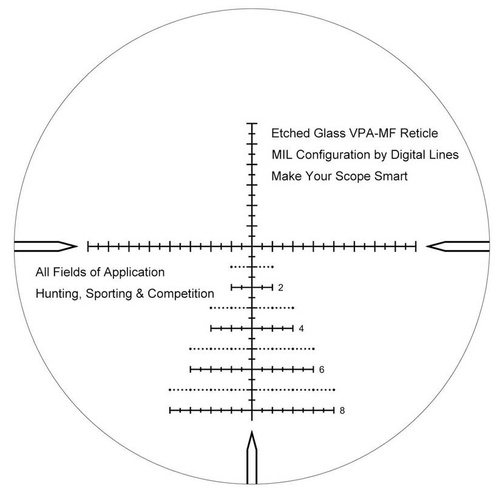 Vector Optics - Rifle Scope Marksman 4-16x44 - 30 mm - First Focal Plane - SCFF-25