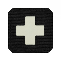 M-Tac - Medic Cross Laser Cut Patch - Black / GID - 51122299