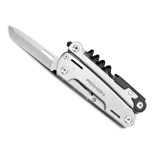 Roxon - Multitool S801S with a Set of Bits - Pearl Grey - CM1334